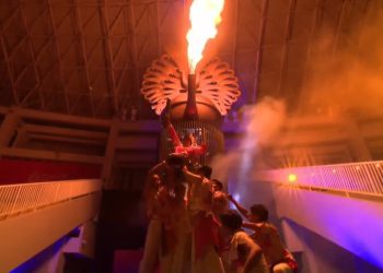 Kobaran Api Kaldron Tanda Dimulainya Ajang APG 2022